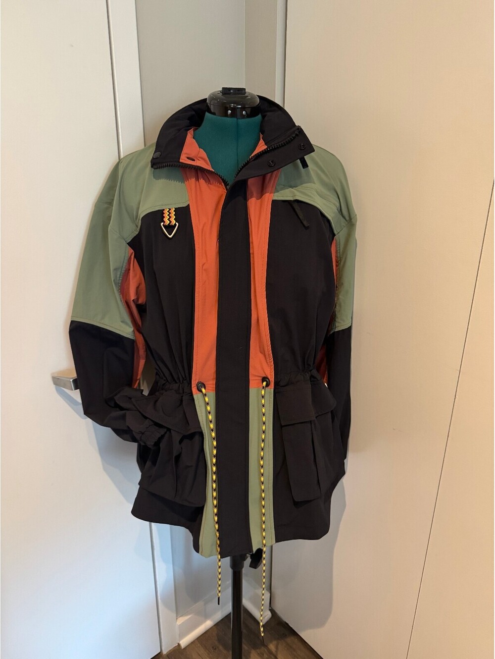 Fabletics by Khloe Colorblock hooded utility jacket